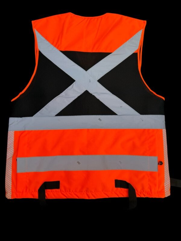 Chaleco Geologo Minero Naranja fluor - Termiseg - Imagen 2