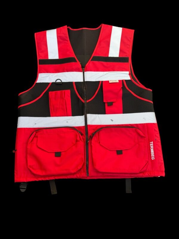 Chaleco Geologo Minero Rojo - Termiseg