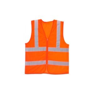 Chaleco reflectante naranja con cierre